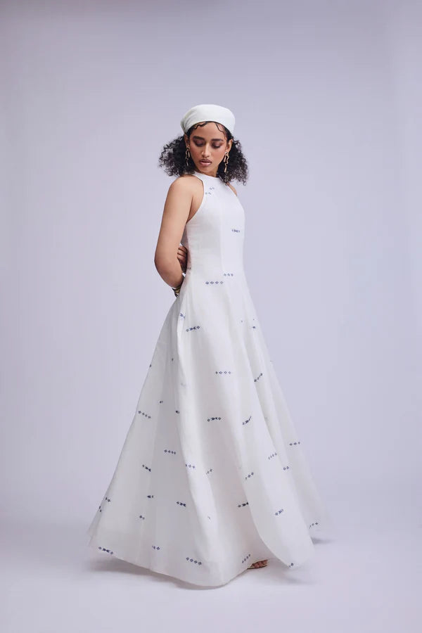 The Victoria halter gown