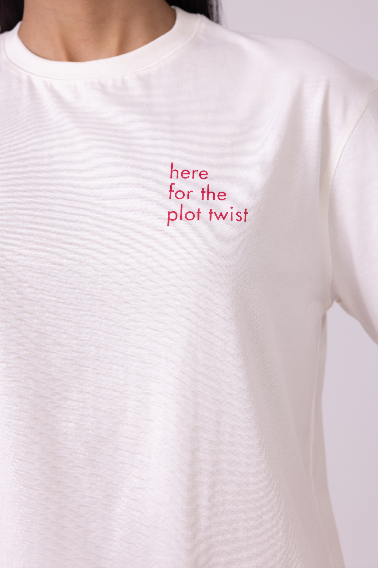 Drew Off White Organic Cotton TShirt