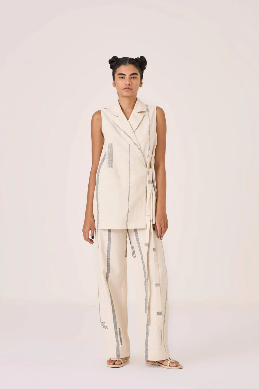 Yacine Handwoven Cotton Pants