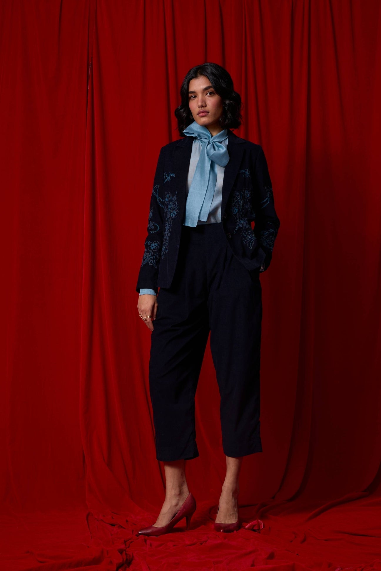 Pavel Blue Handwoven Shirt