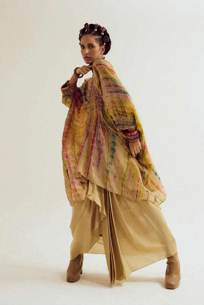 Gulmohar and marigold set