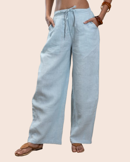 Pleated baggy pants