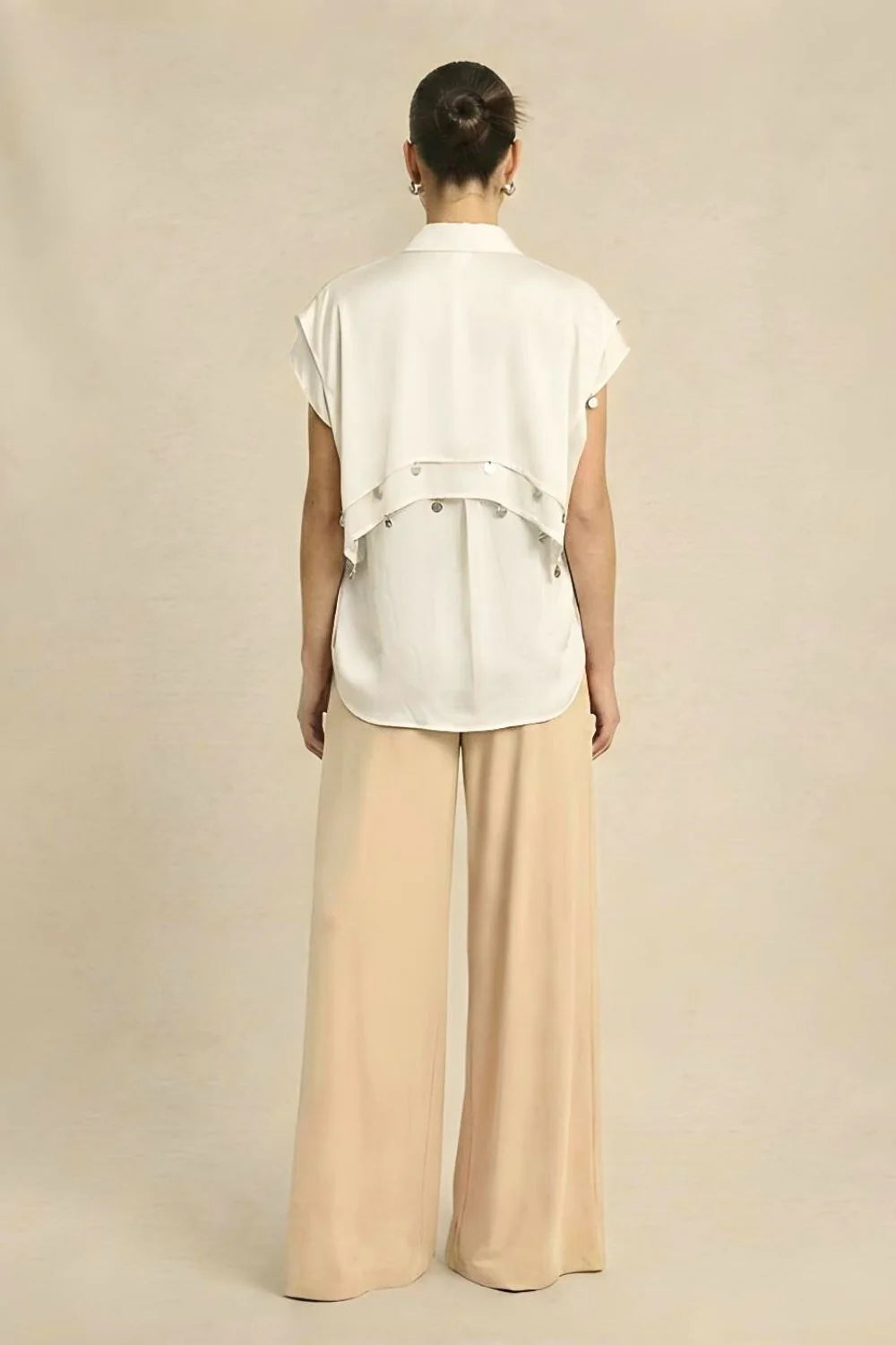 Coin Flap Shirt - Ivory