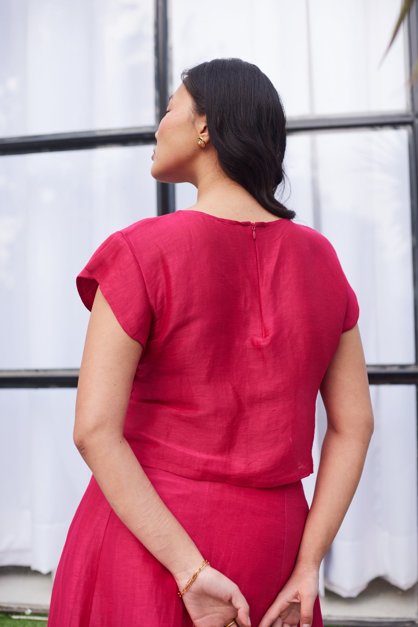 Carnaby Street Crop Top Pink