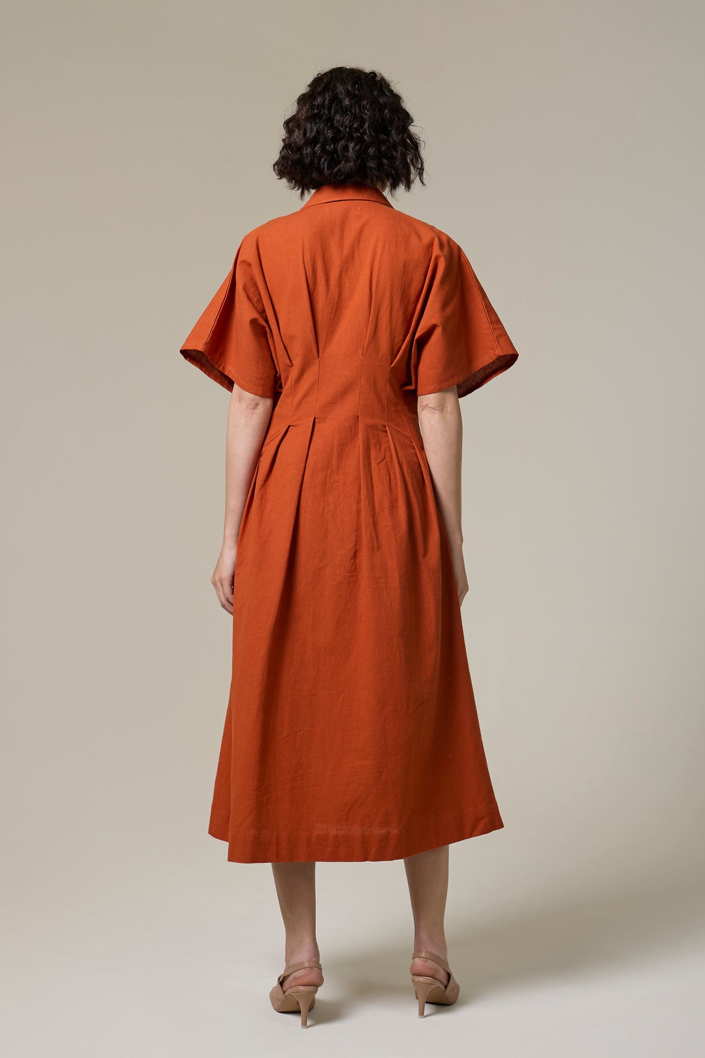 Terracotta Monk Dress