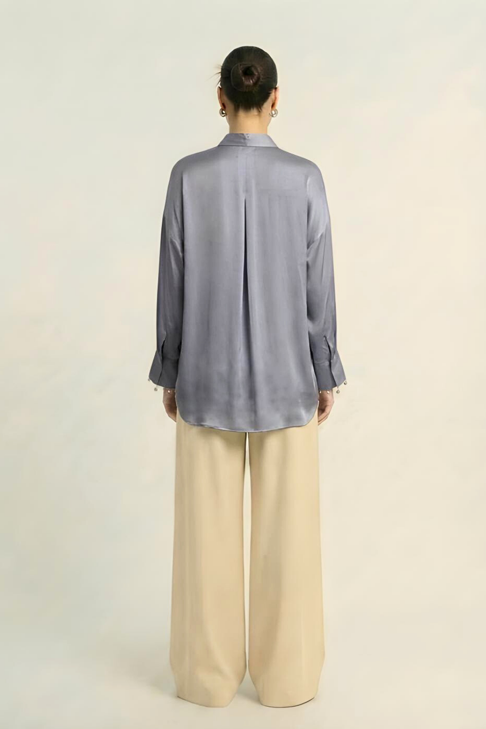 Loop Blouse - Steel Grey