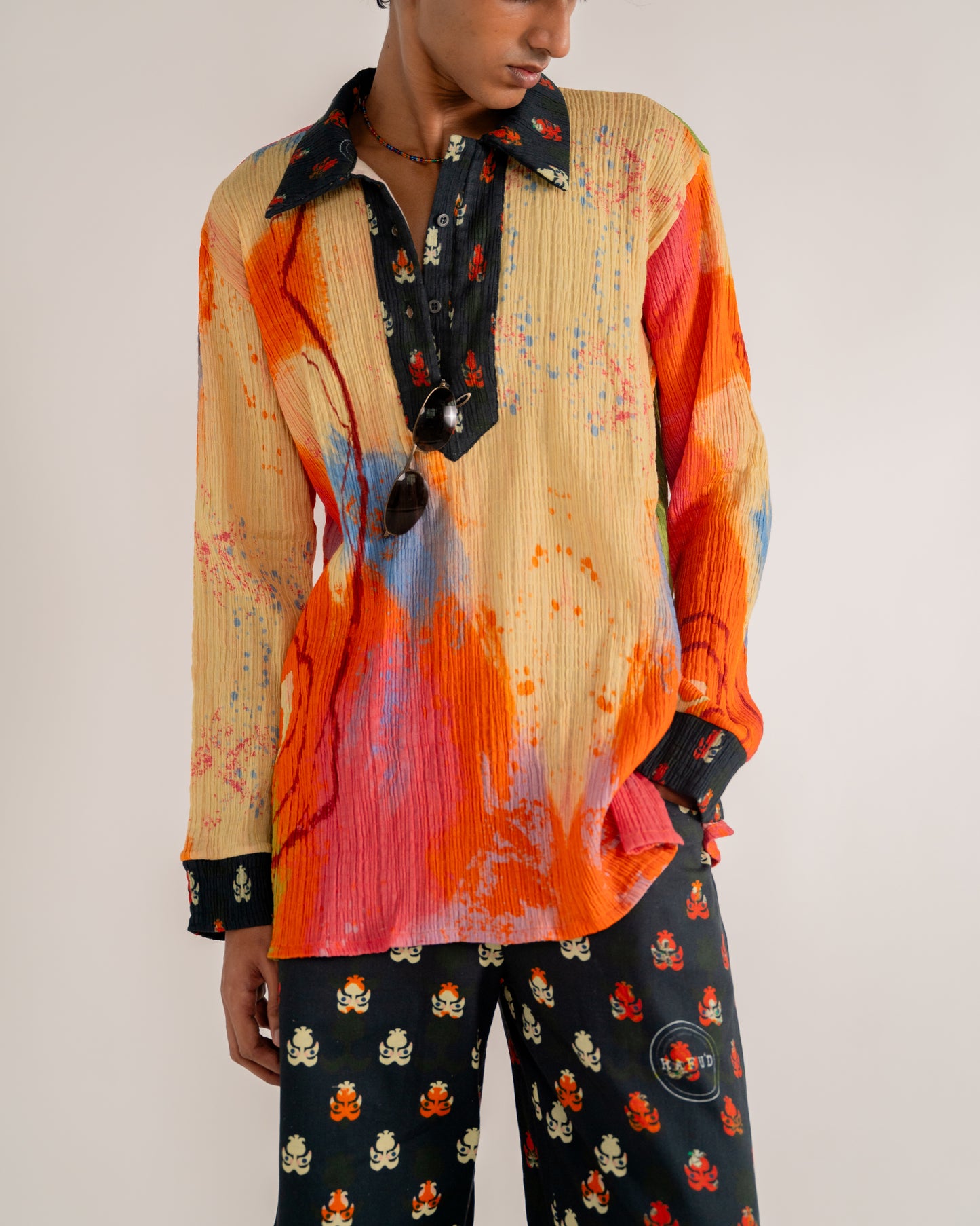 sustainable fabric, artisanal clothes, one of a kind clothes, colourful.