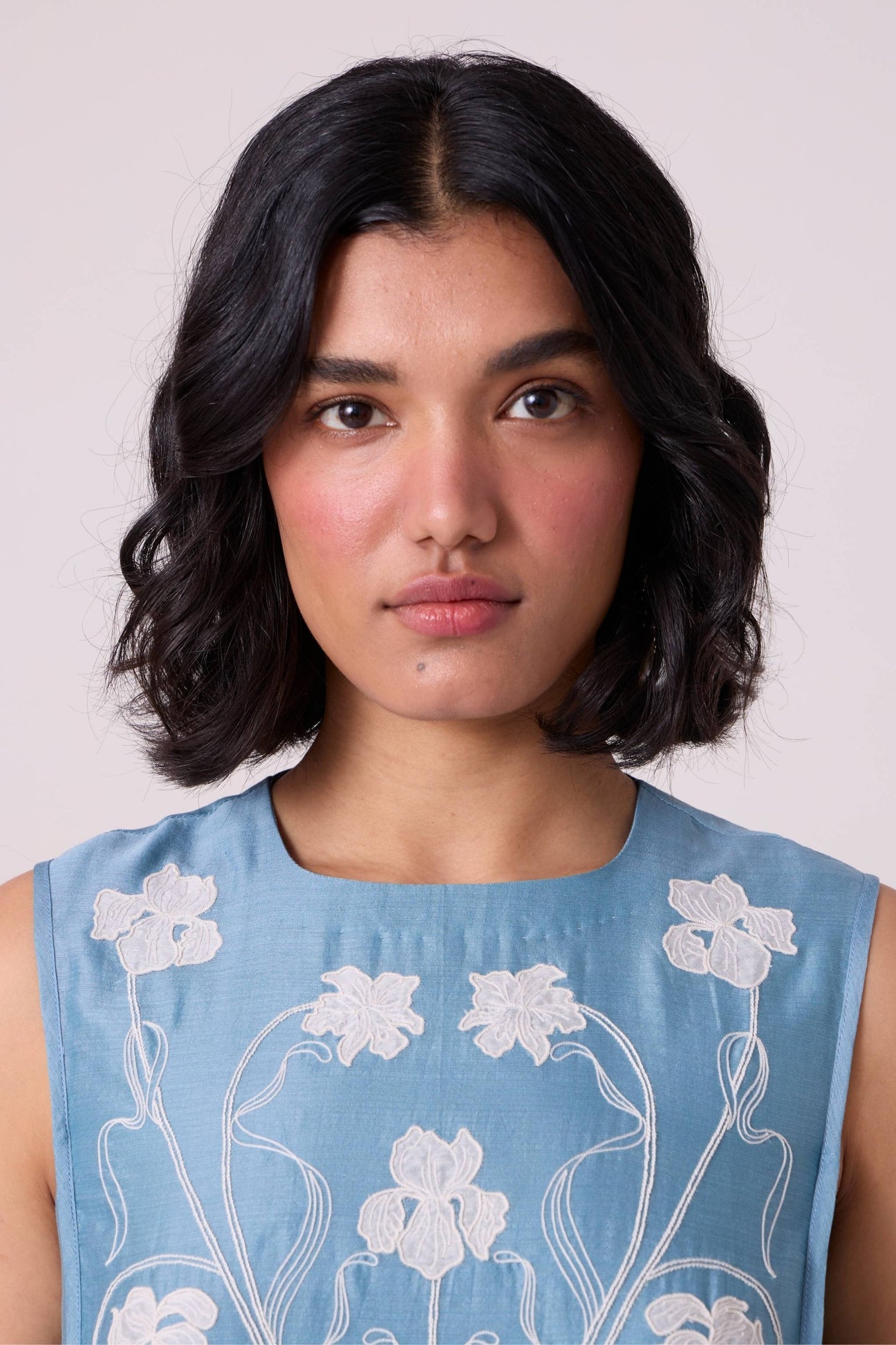 Aleksey Blue Handwoven Maxi Dress