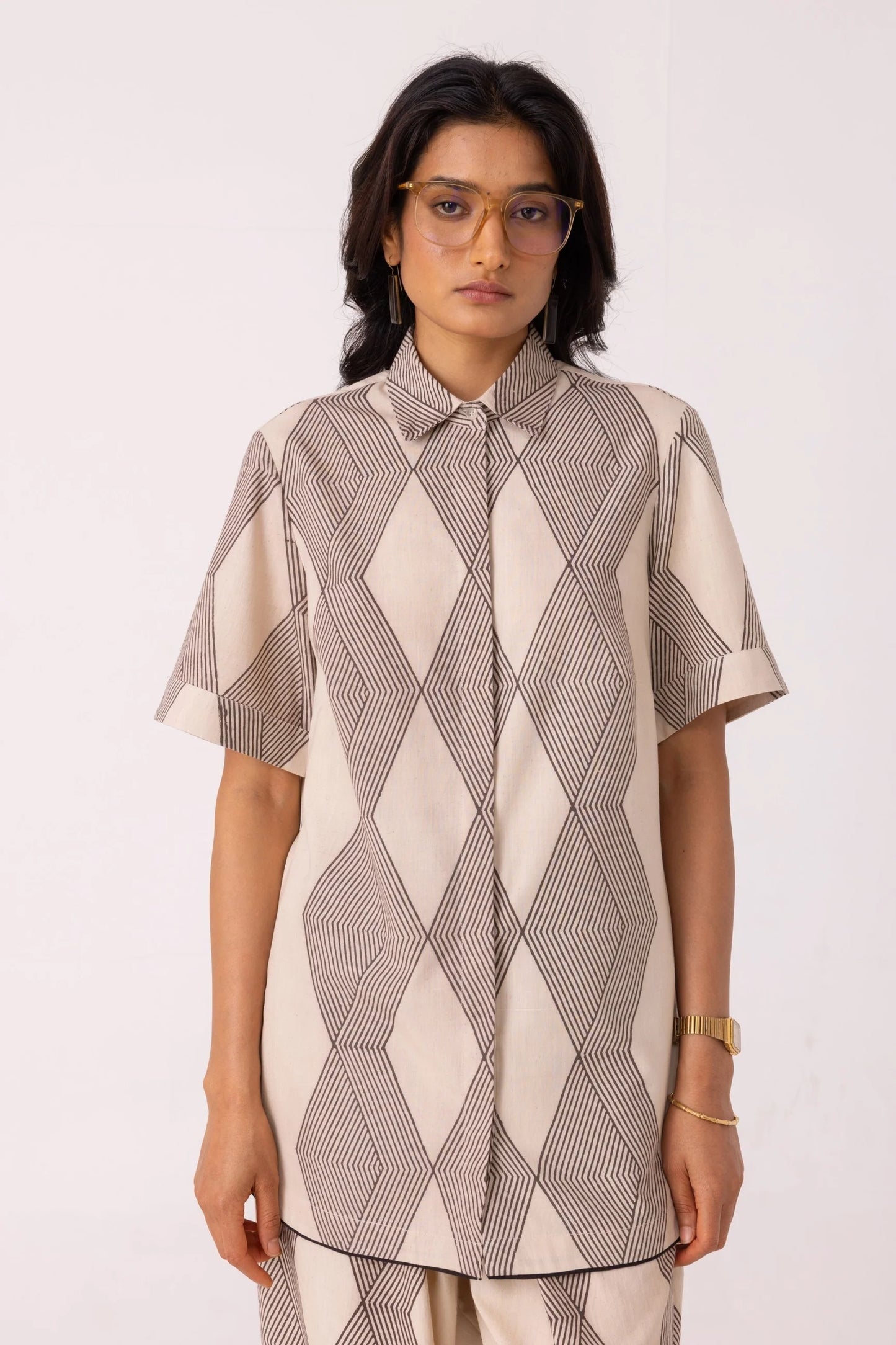 Tess Hand Printed Shirt