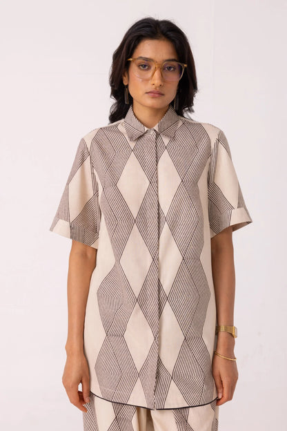 Tess Hand Printed Shirt
