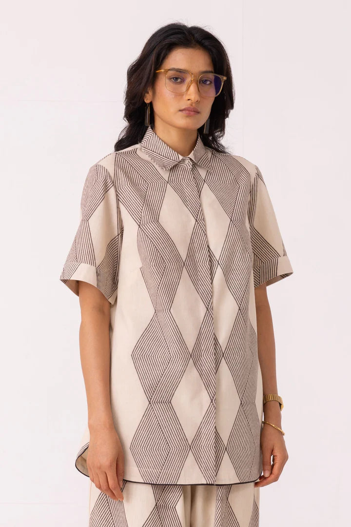 Tess Hand Printed Shirt