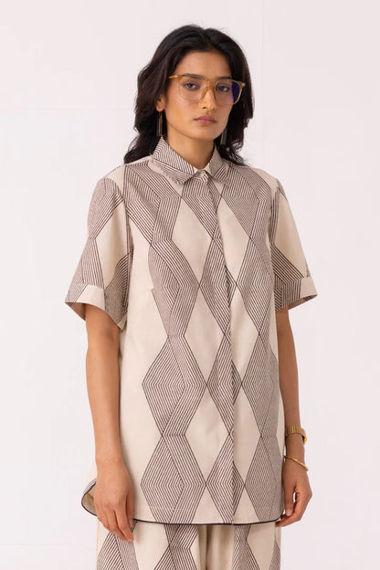 Tess Hand Printed Shirt