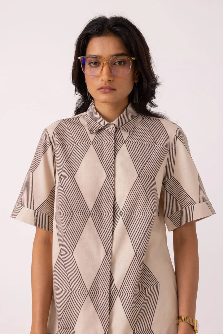 Tess Hand Printed Shirt