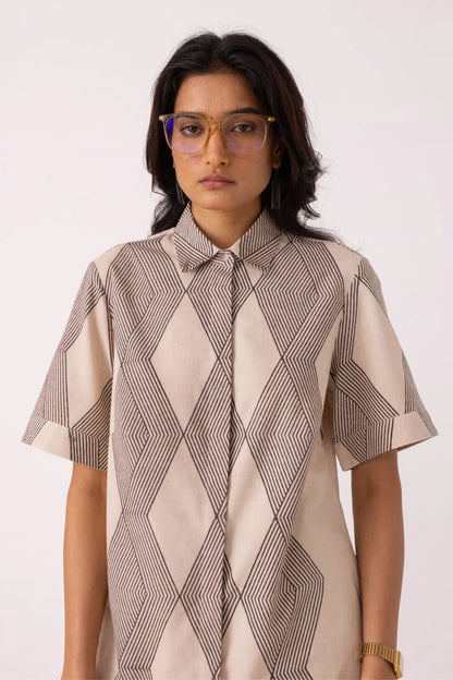Tess Hand Printed Shirt