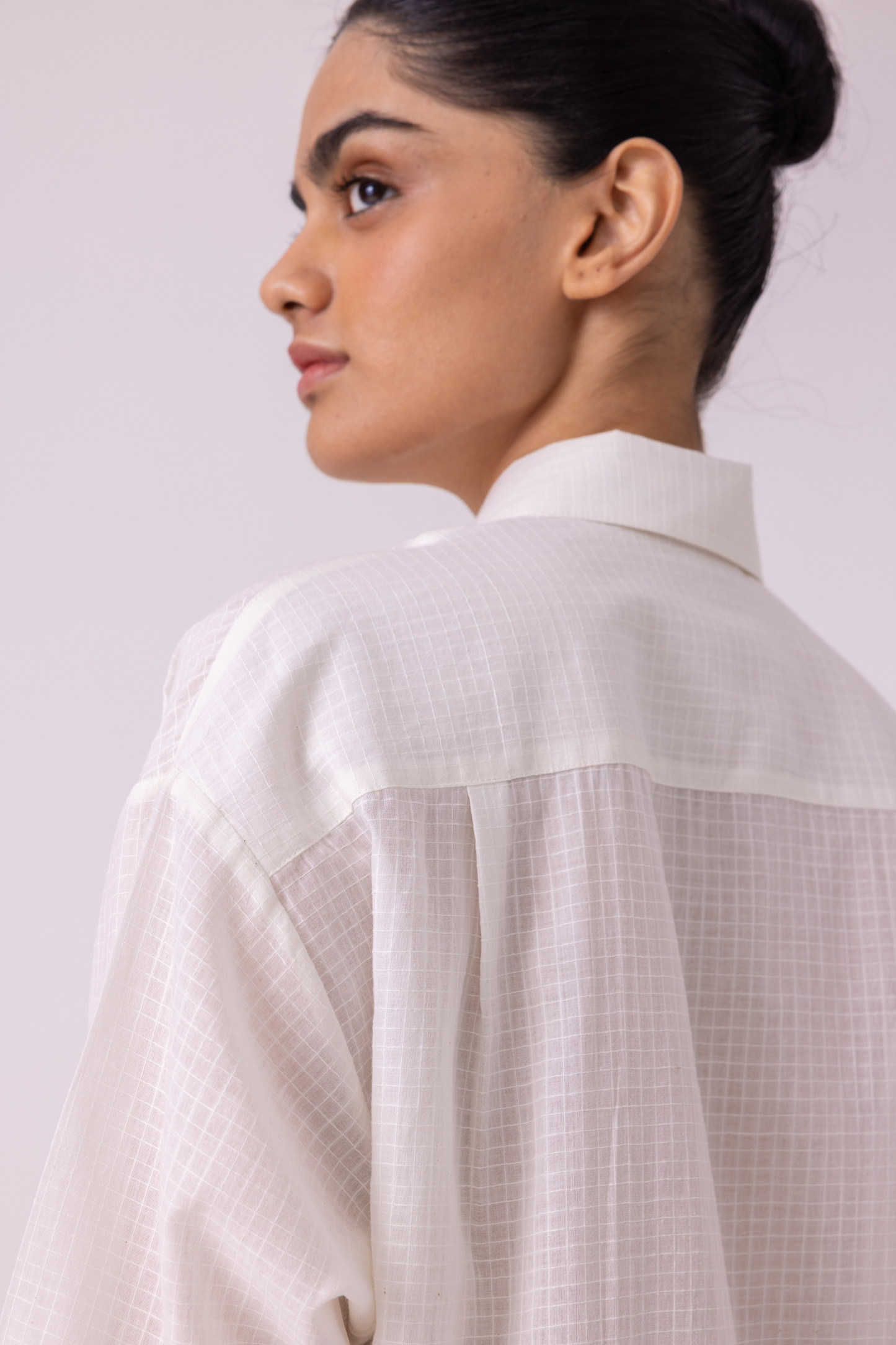 Norris White Handwoven Shirt