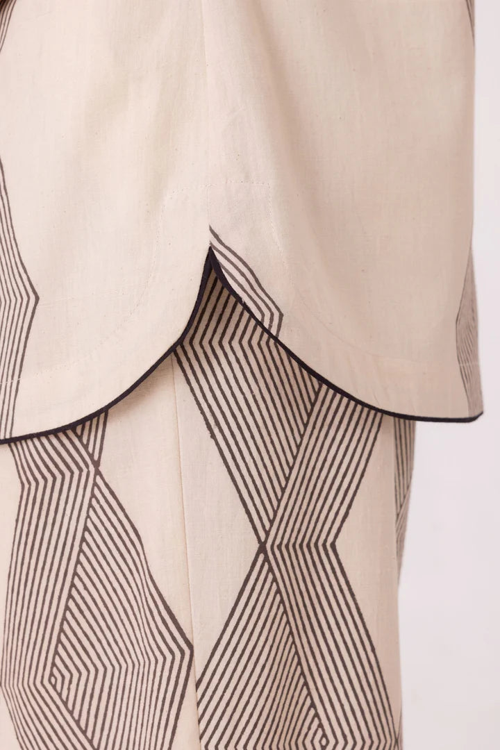 Tess Hand Printed Shirt