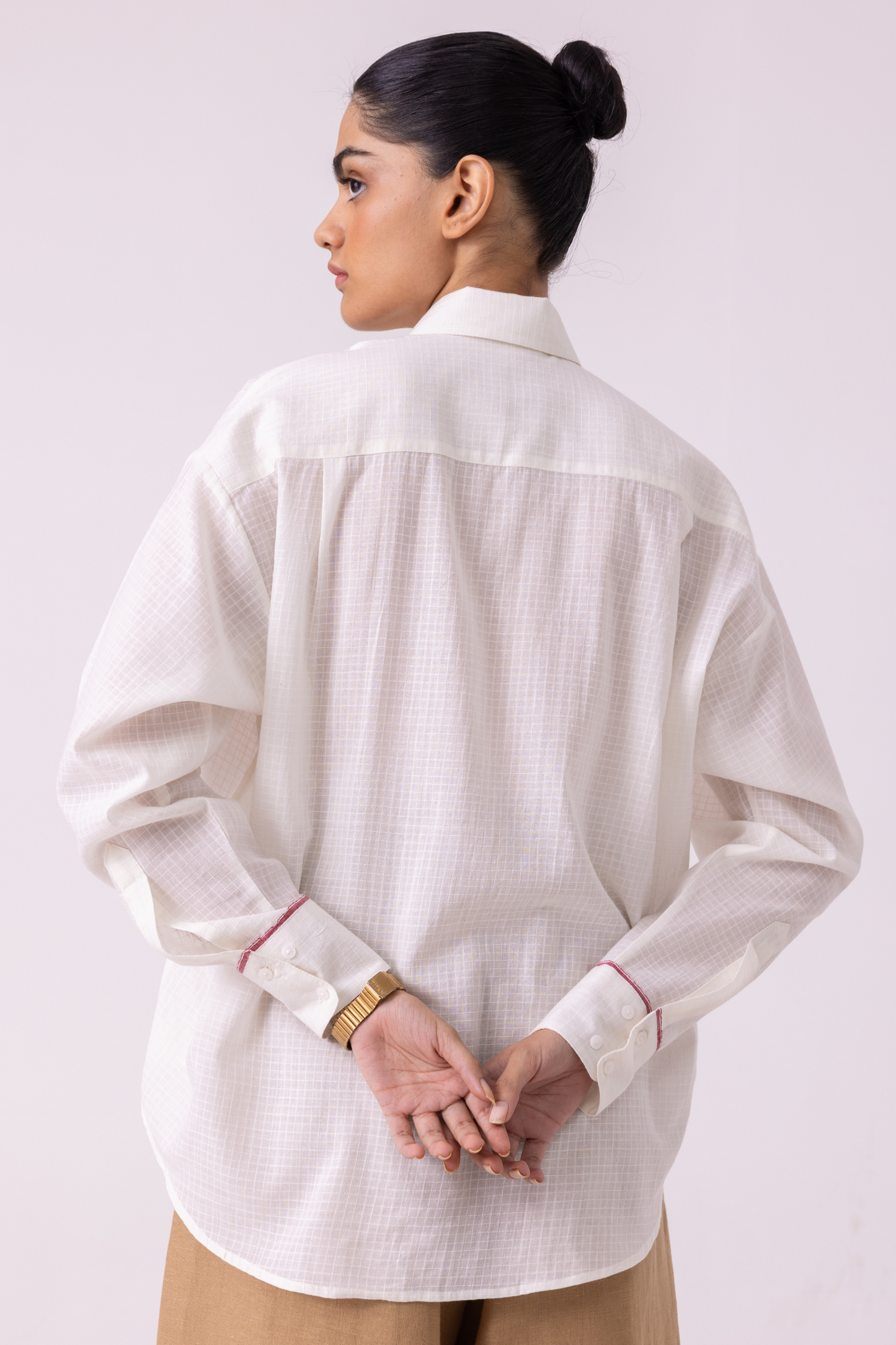 Norris White Handwoven Shirt