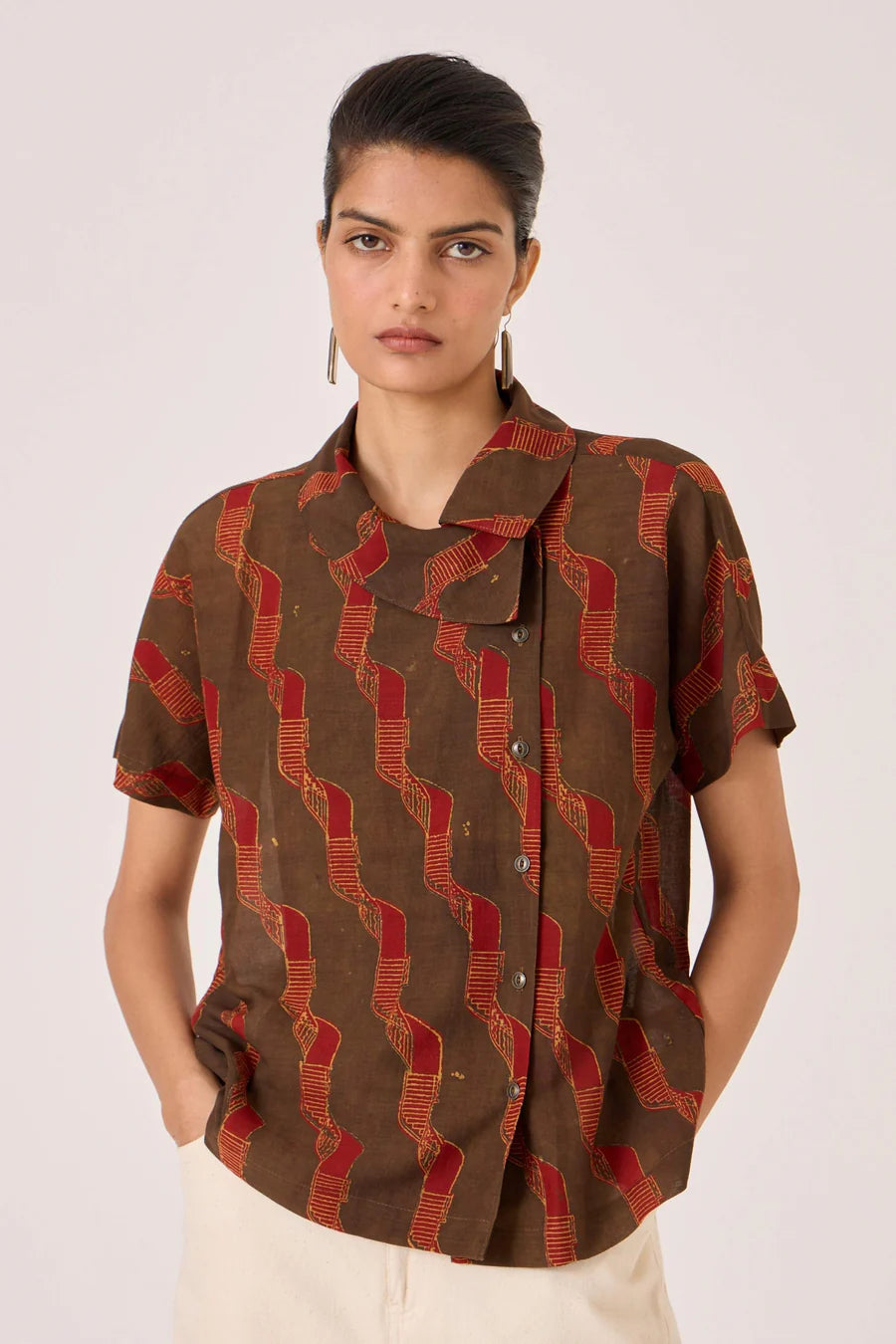 Aavish Block Print Shirt
