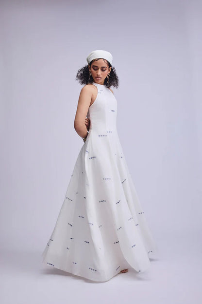 The Victoria halter gown
