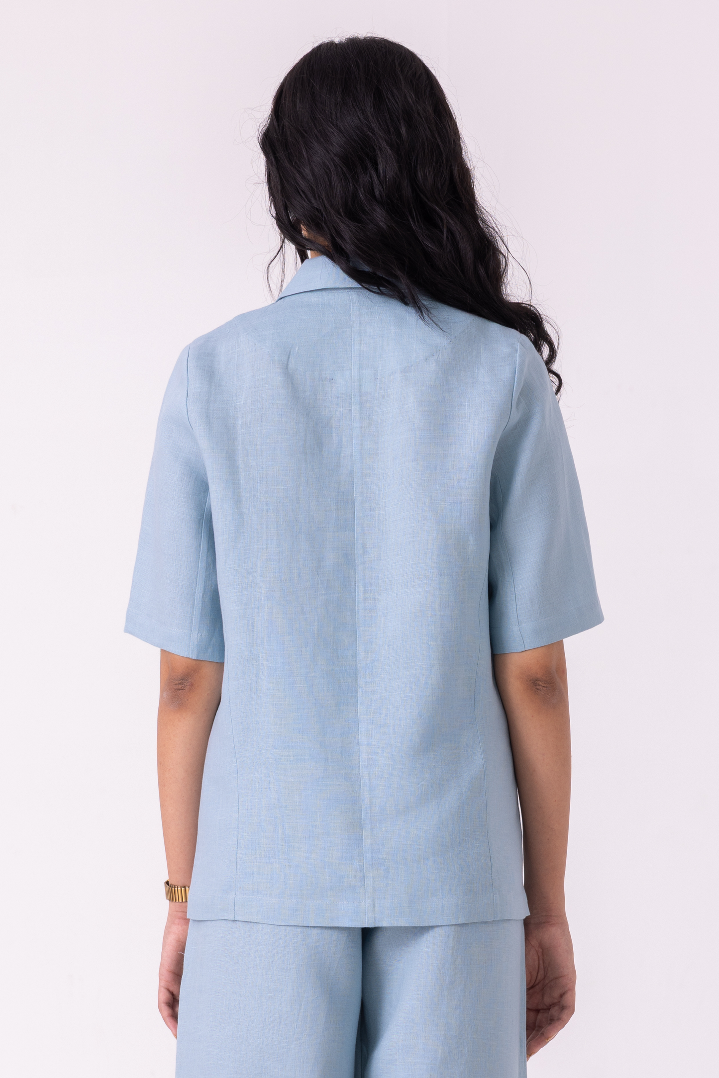 Jo Blue Linen Jacket