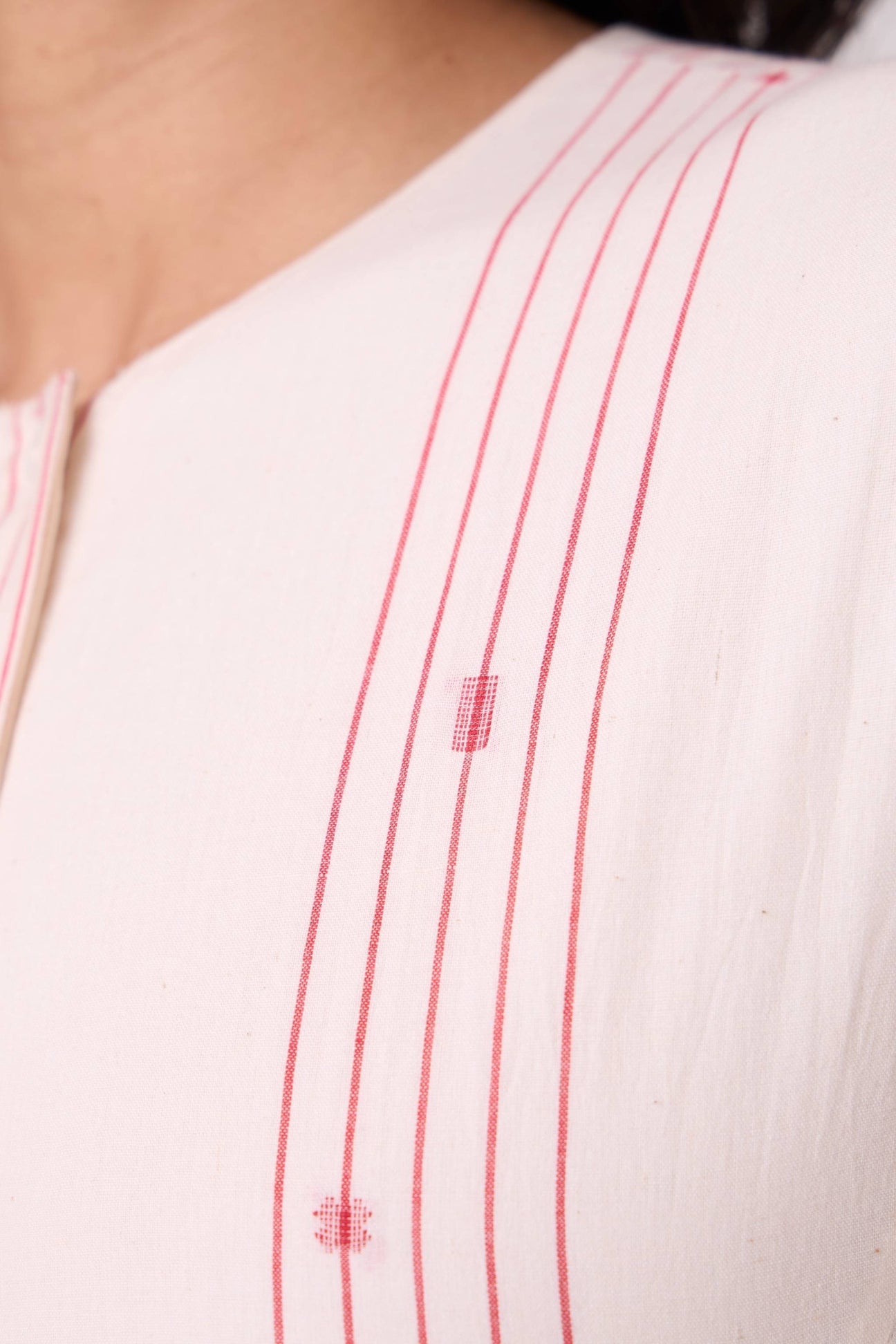 Vesna Red Stripe Maxi Dress