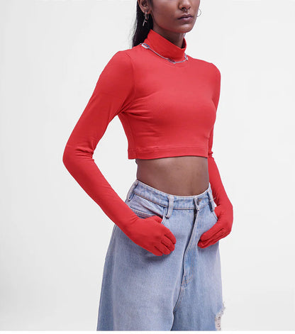 Second Skin Crop Top 2.0 - Red