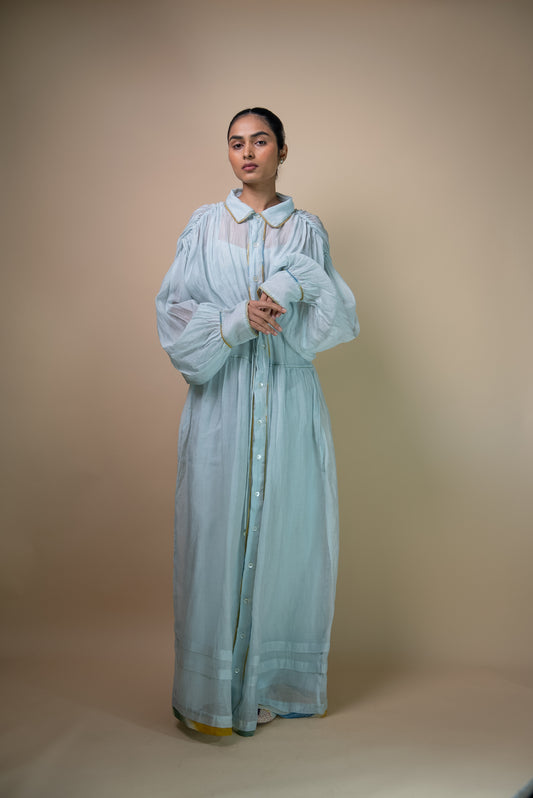 Meadows Chanderi Shirt Dress