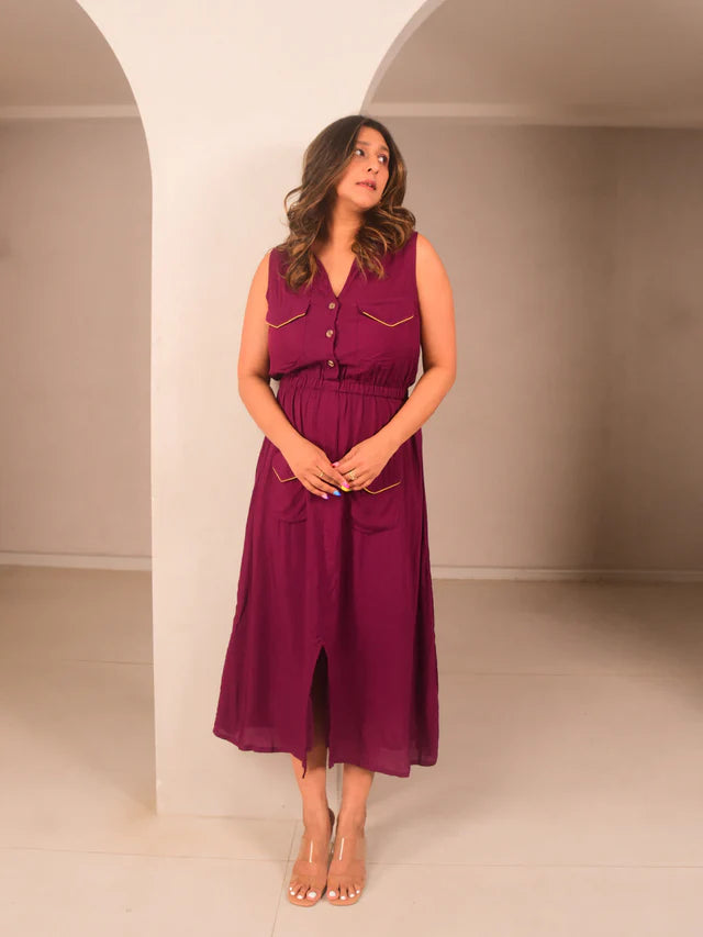 Isa Button Down Dress