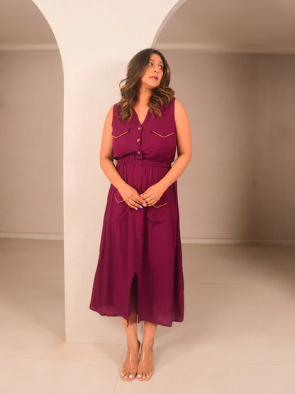 Isa Button Down Dress
