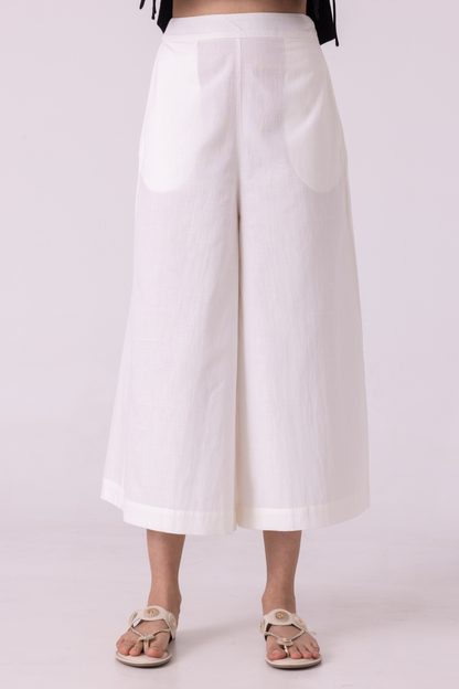 Brad Off White Handwoven Pants