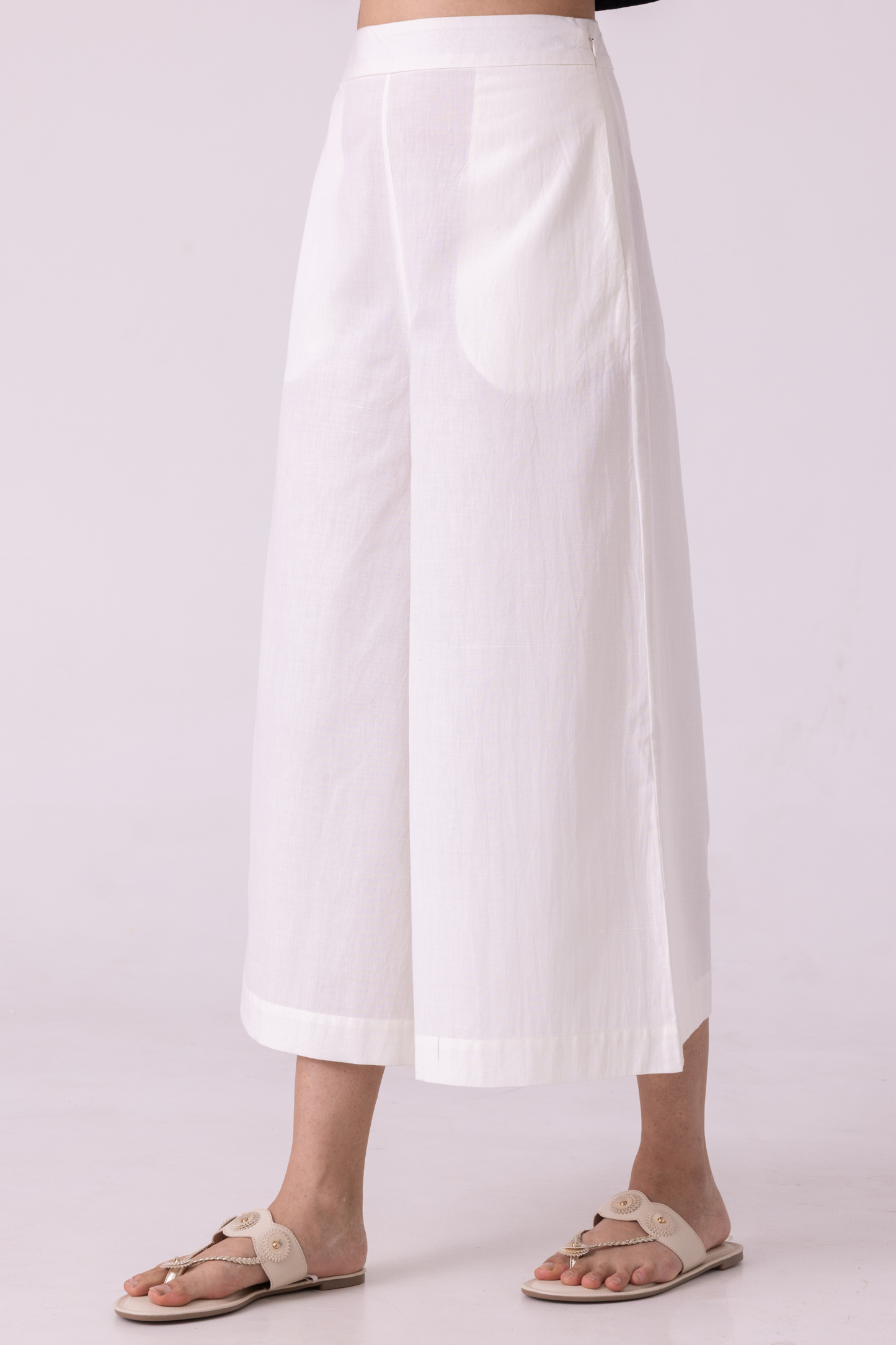Brad Off White Handwoven Pants