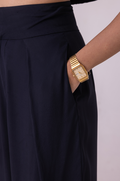 Elinor Black Barrel Pants