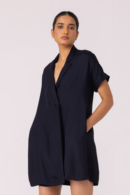 Amy Black Blazer Dress