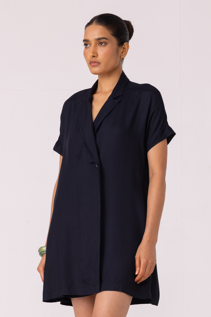 Amy Black Blazer Dress