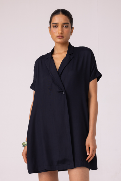 Amy Black Blazer Dress