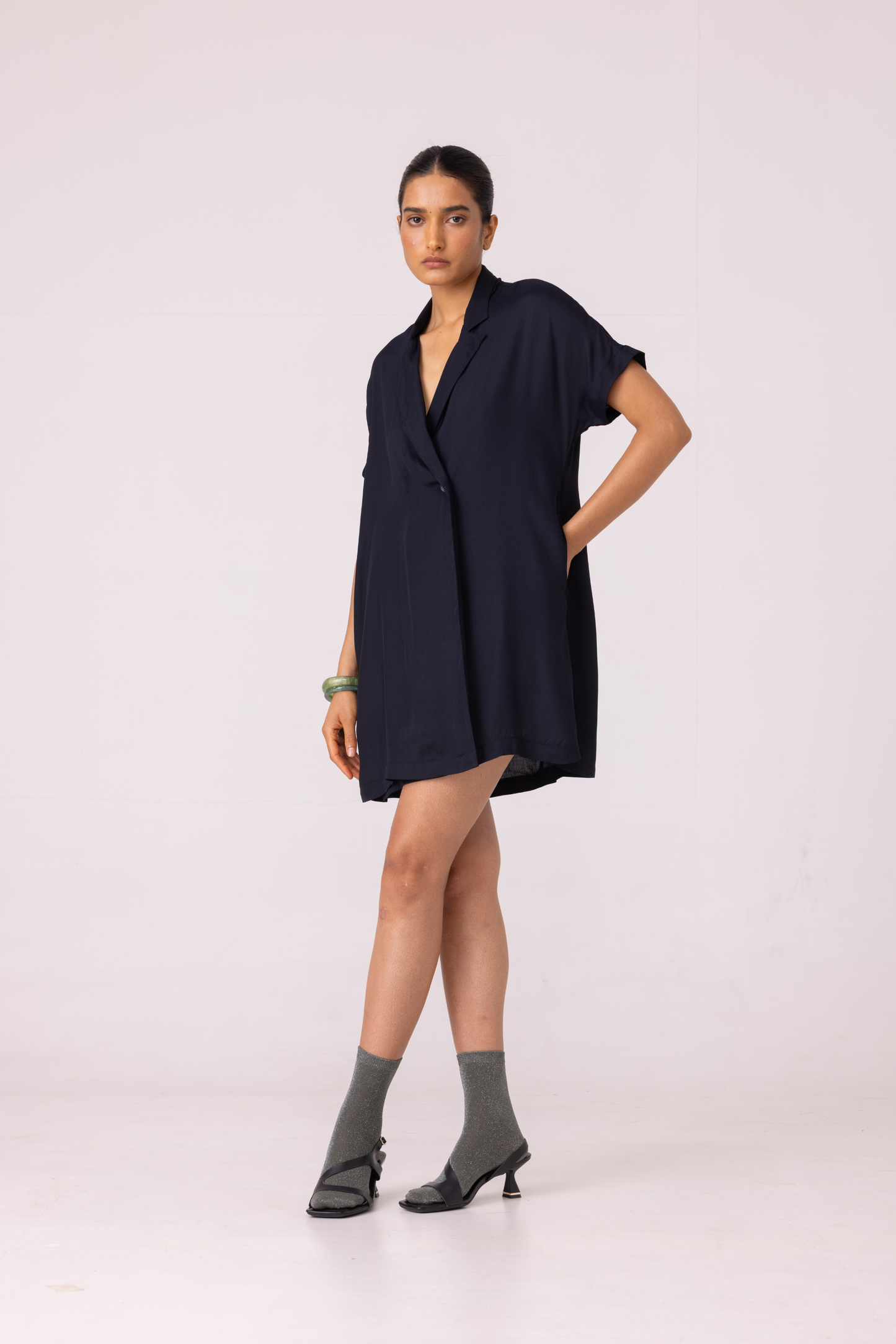 Amy Black Blazer Dress