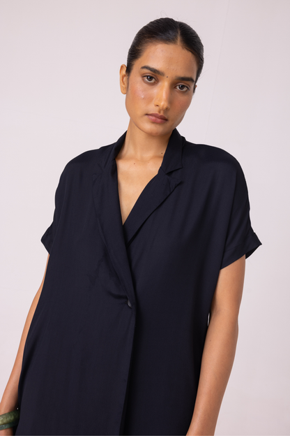 Amy Black Blazer Dress