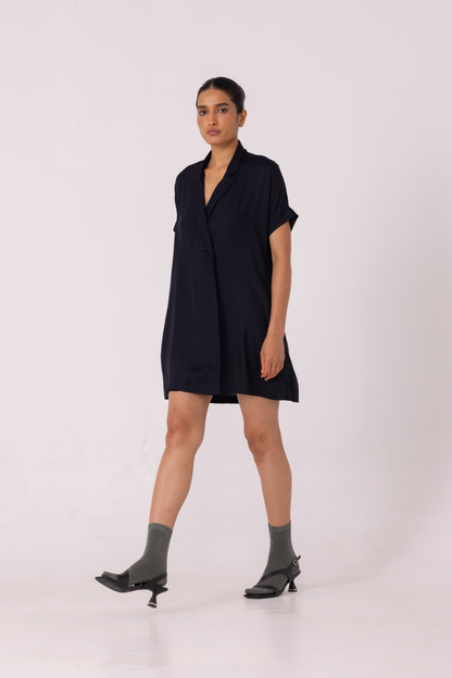 Amy Black Blazer Dress