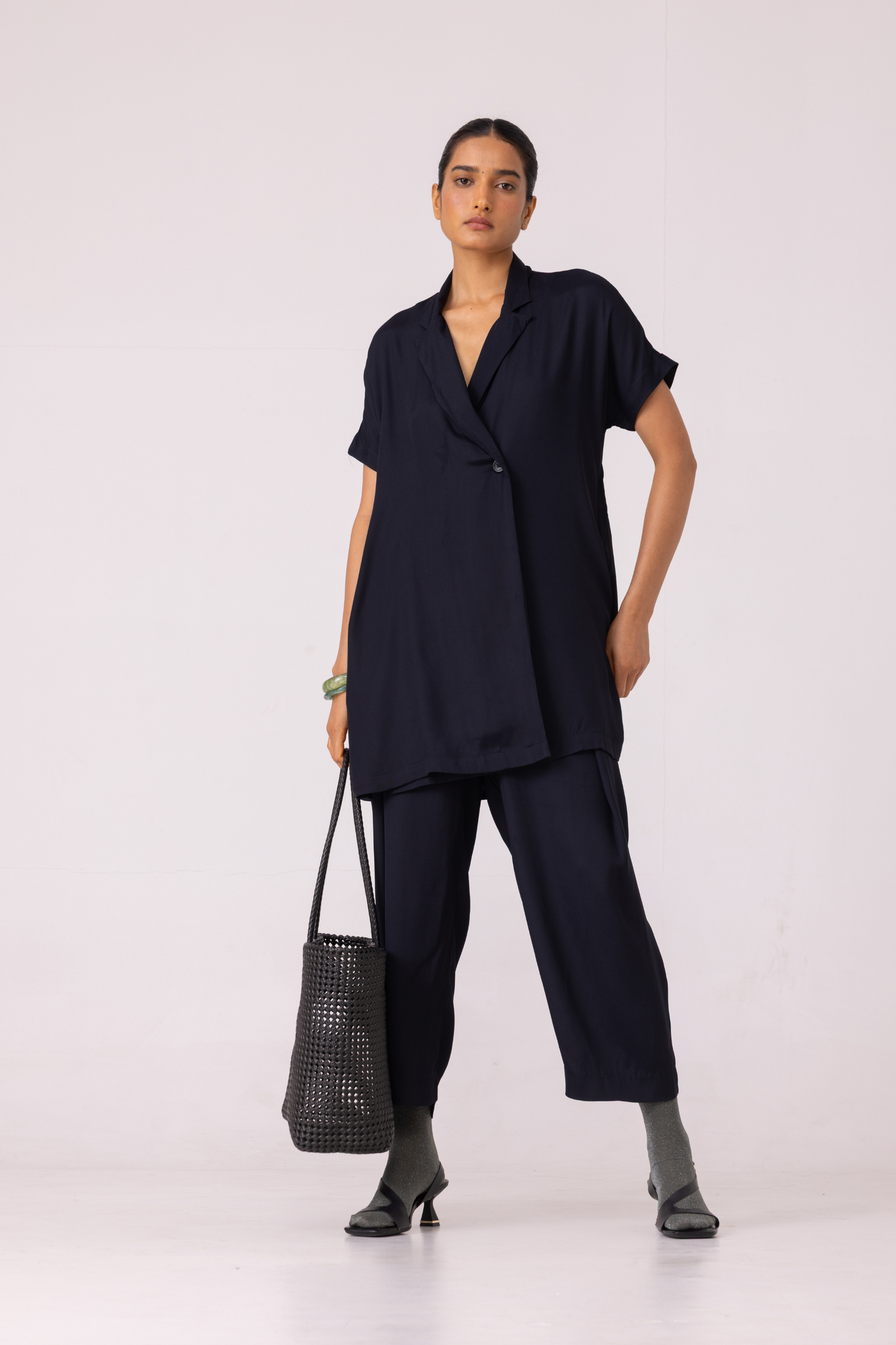Amy Black Blazer Dress