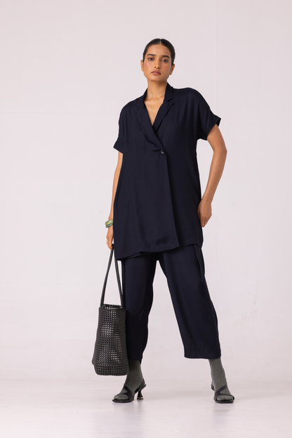 Amy Black Blazer Dress