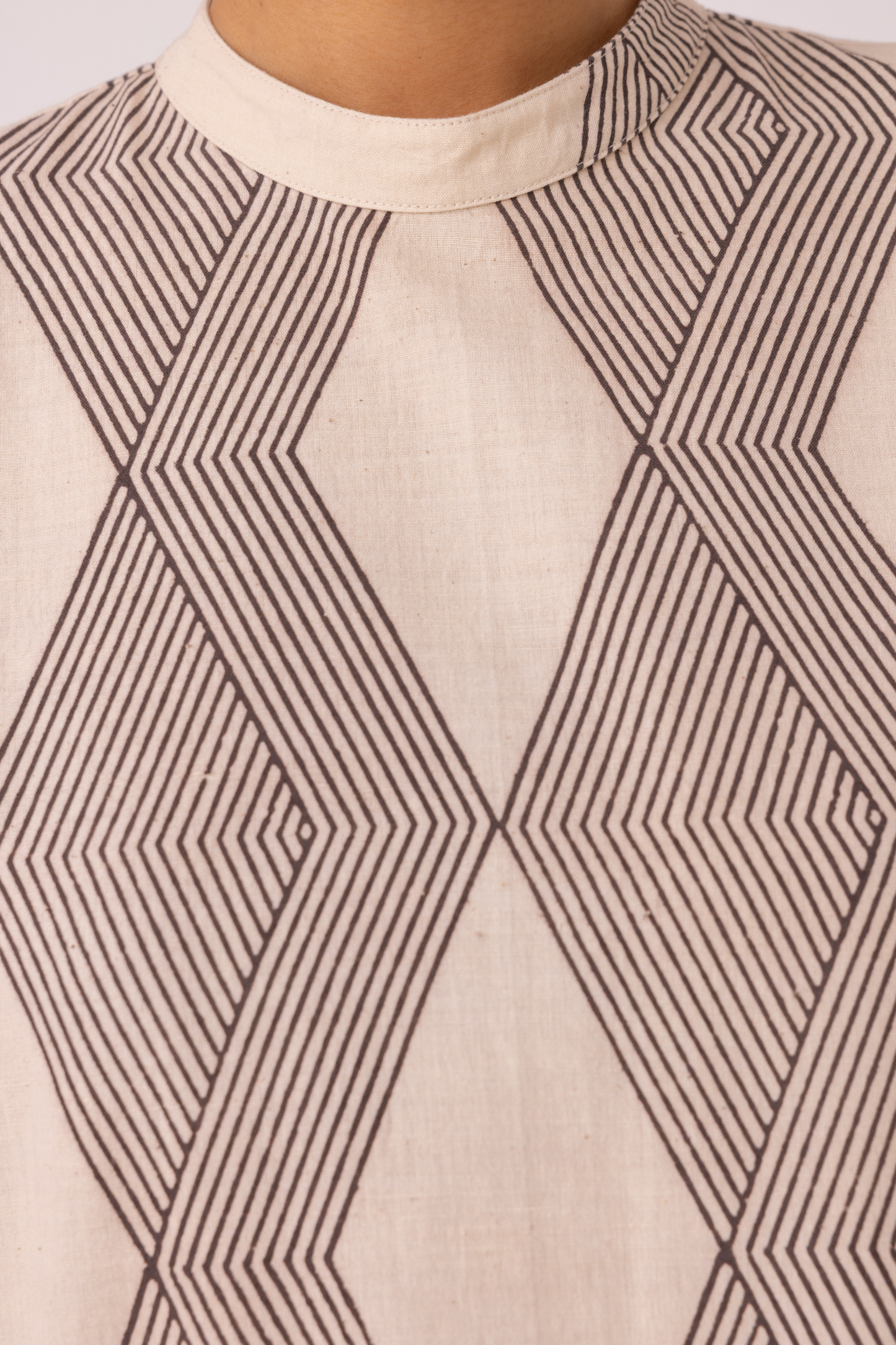 Ehan Hand Printed Midi Dress