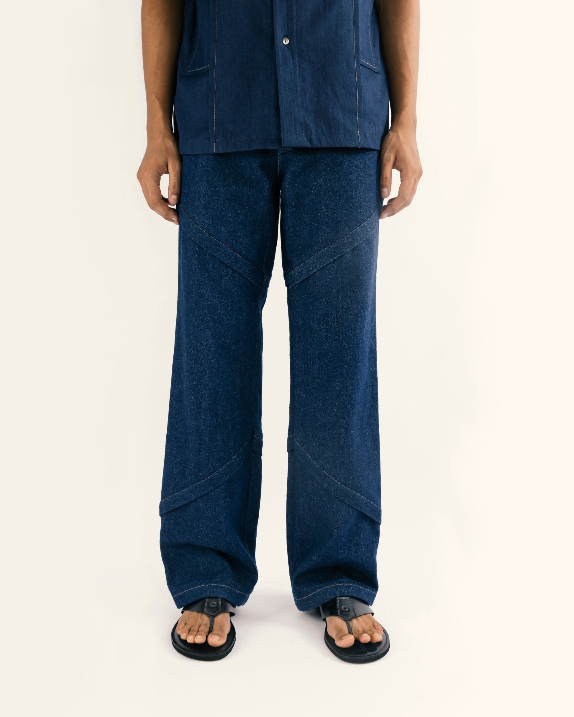 Sustainable Cotton denim pants for men