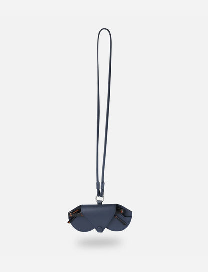 Noir Sunglass Case - Metallic Blue