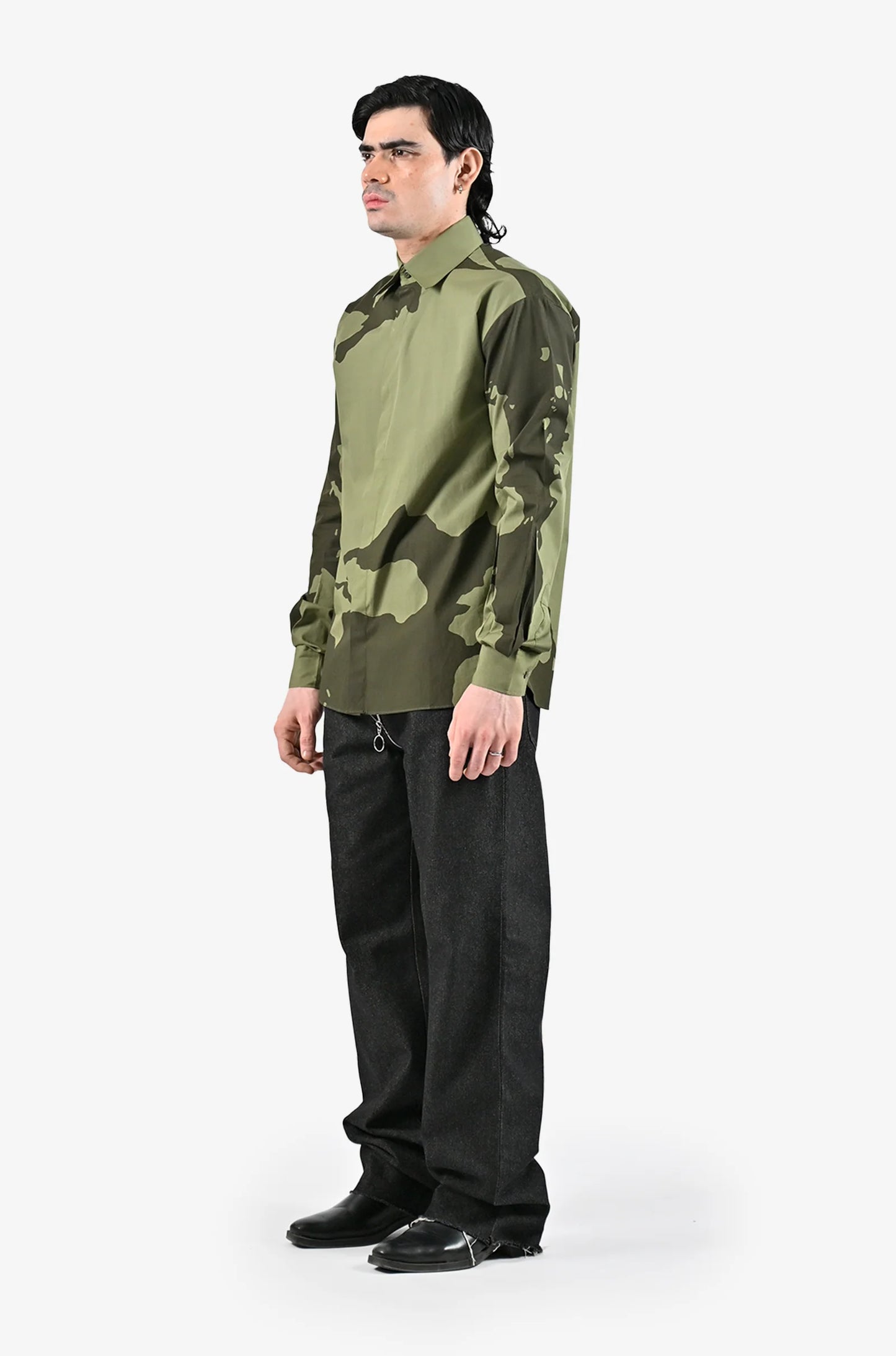 HUEMN Flesh Shirt - Dark Green