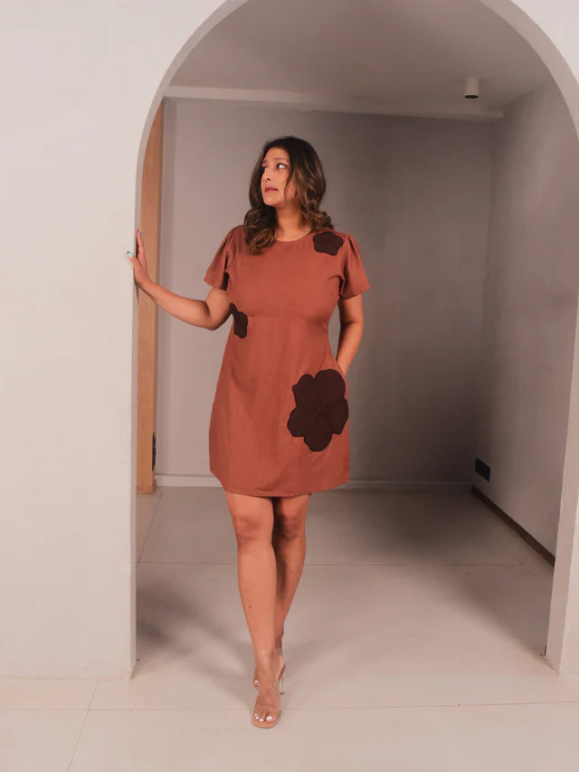 Rae Applique Short Dress