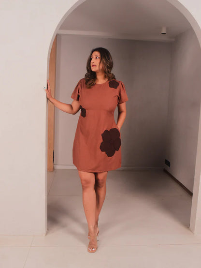Rae Applique Short Dress