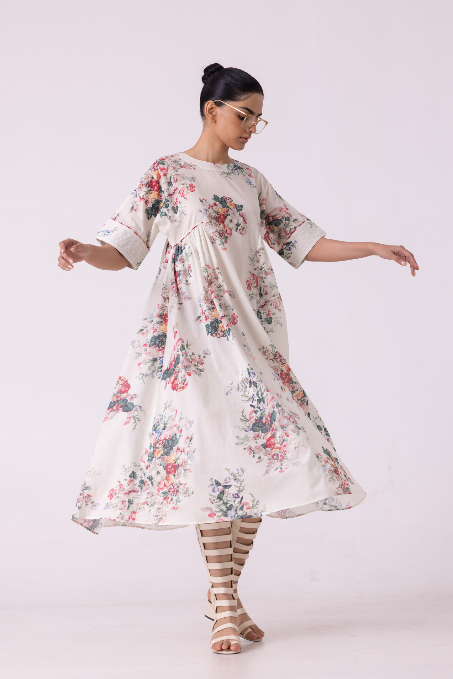 Lily Floral Printed Dress