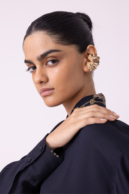 Norris Black Embroidered Shirt