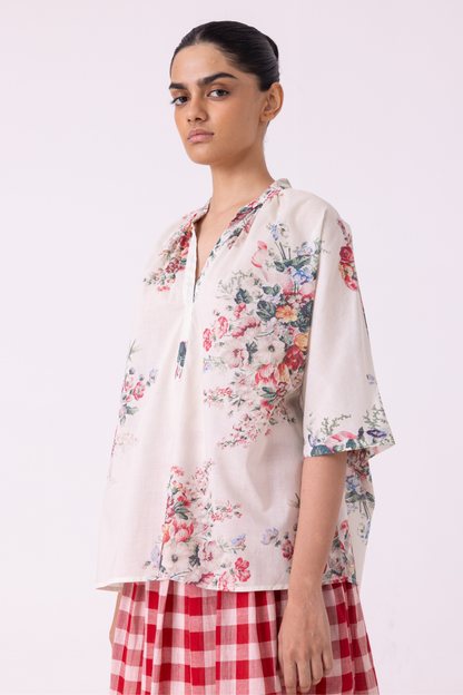 Meg Floral Printed Top