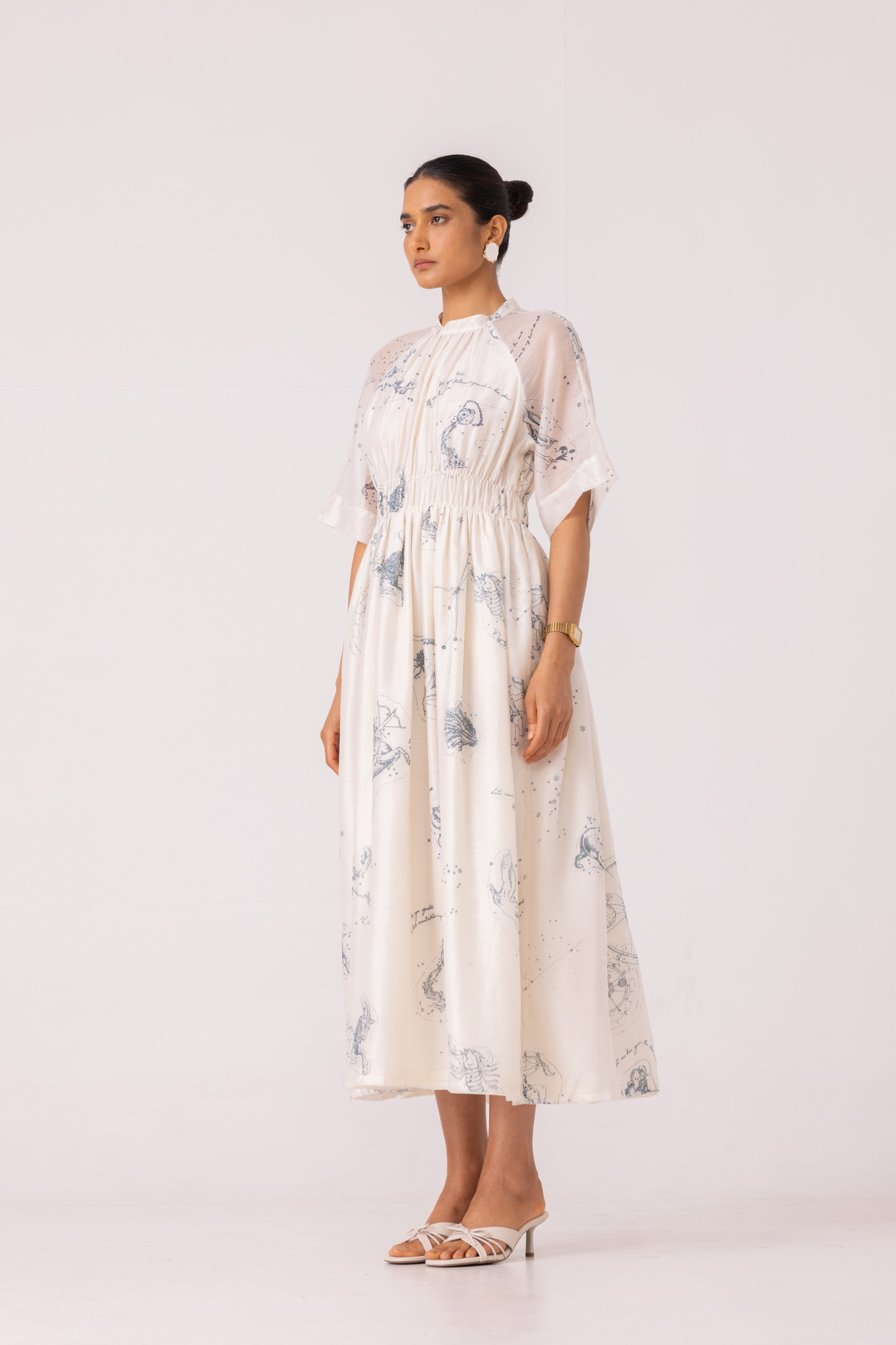 Arha Zodiac Print Handwoven Dress